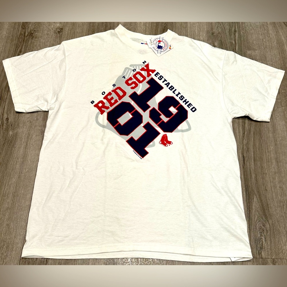 Boston Redsox MLB Authentic T-shirt Size XL (24 wide X 31 long) 2012? NWT